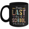 Bus Driver Happy Last Day Of School Summer Funny Leopard Mug | siriusteestore