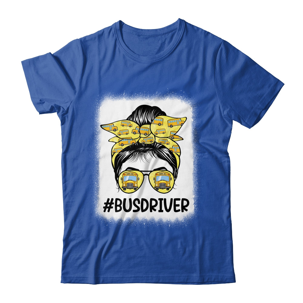 Bus Driver Life Messy Bun Hair Cute Back To School Shirt & Hoodie | siriusteestore