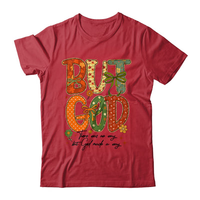 But God Christian Fall Autumn Thankful Floral Coquette Bow Shirt & Sweatshirt | siriusteestore