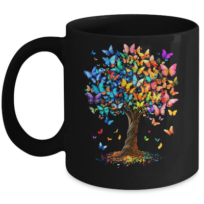 Butterflies Tree Nature Butterfly Lover Lepidopterist Women Mug | siriusteestore
