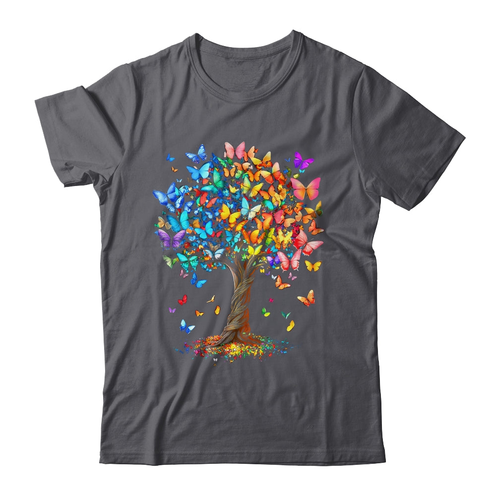 Butterflies Tree Nature Butterfly Lover Lepidopterist Women Shirt & Tank Top | siriusteestore