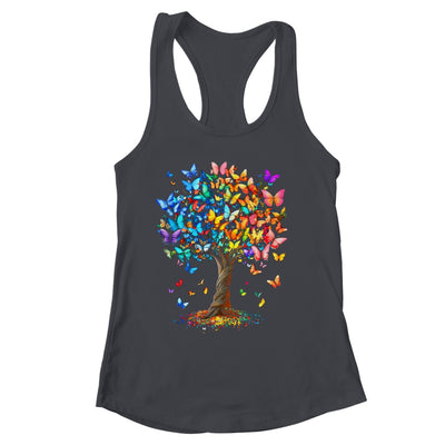 Butterflies Tree Nature Butterfly Lover Lepidopterist Women Shirt & Tank Top | siriusteestore