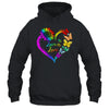 Butterfly Heart Rainbow Love Is Love LGBT Gay Lesbian Pride Shirt & Tank Top | siriusteestore