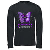 Butterfly Purple Faith Support Fight Alzheimer's Awareness Shirt & Hoodie | siriusteestore