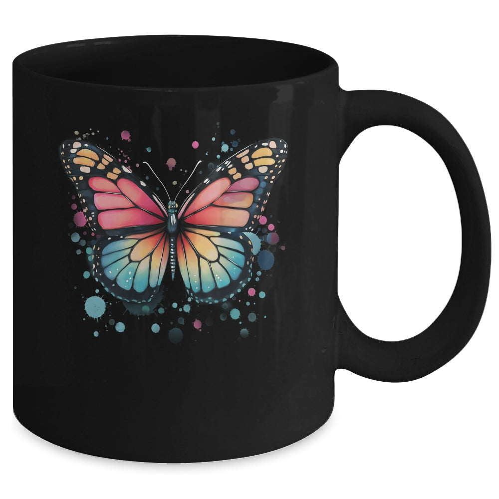 Butterfly Watercolor Design Boho Nauture Aesthetic Art Mug | siriusteestore