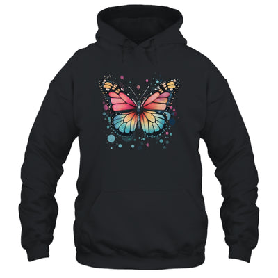 Butterfly Watercolor Design Boho Nauture Aesthetic Art Shirt & Tank Top | siriusteestore