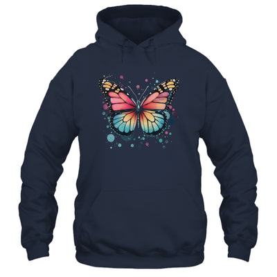 Butterfly Watercolor Design Boho Nauture Aesthetic Art Shirt & Tank Top | siriusteestore