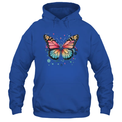 Butterfly Watercolor Design Boho Nauture Aesthetic Art Shirt & Tank Top | siriusteestore