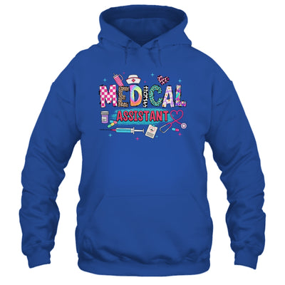 CMA Medical Assistant Nurse Leopard Stethoscope Women Work Shirt & Hoodie | siriusteestore