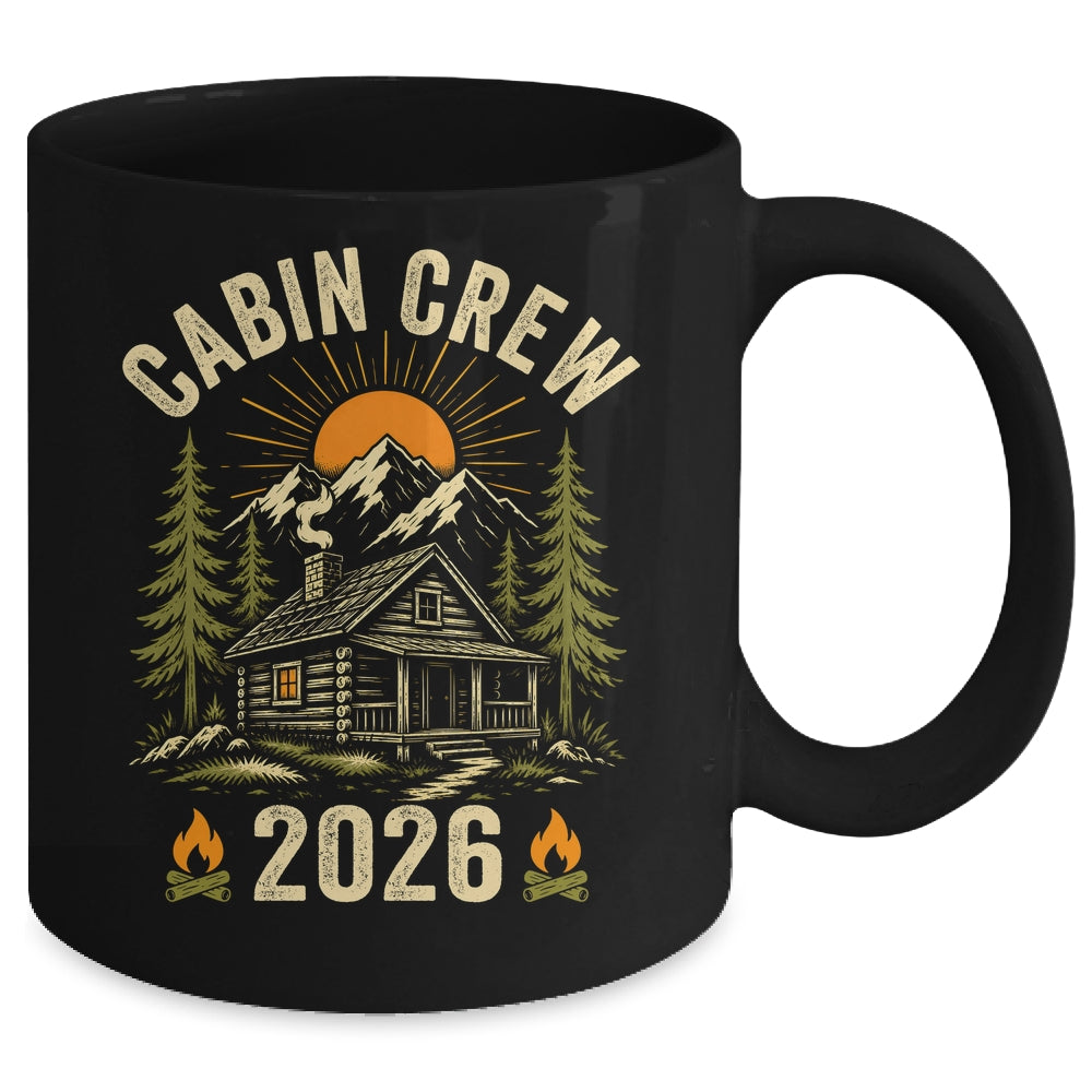 Cabin Crew 2026 Vacation Mountain Family Matching Group Mug | siriusteestore