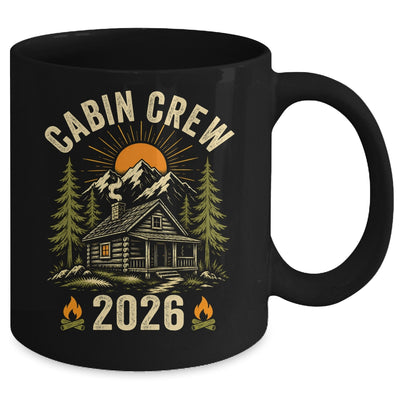 Cabin Crew 2026 Vacation Mountain Family Matching Group Mug | siriusteestore
