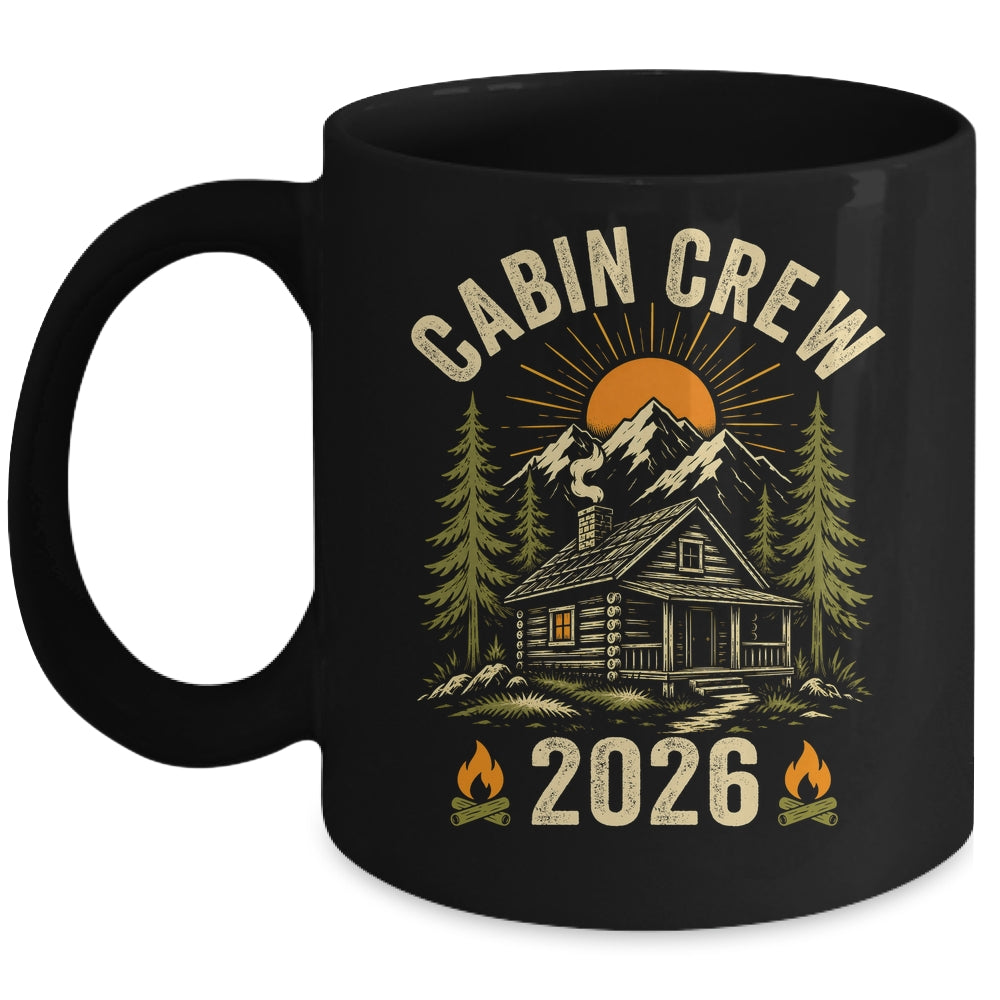 Cabin Crew 2026 Vacation Mountain Family Matching Group Mug | siriusteestore