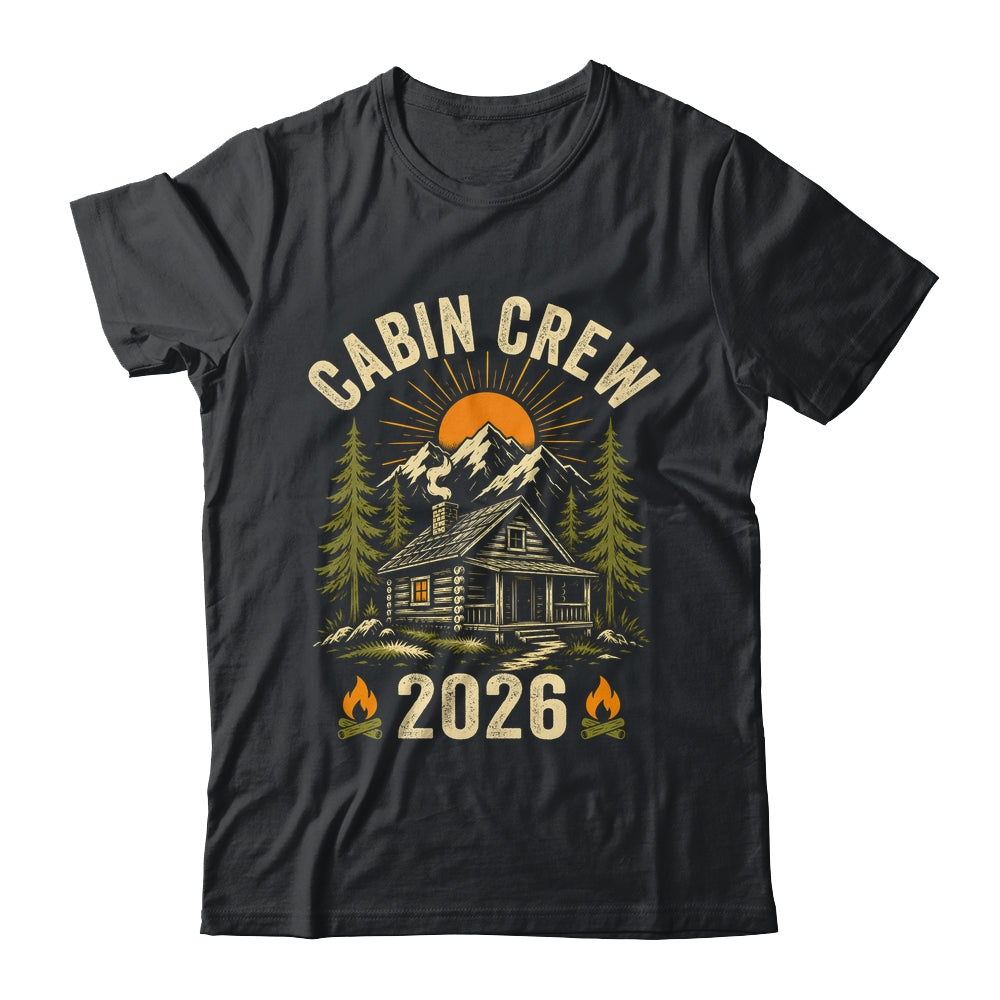 Cabin Crew 2026 Vacation Mountain Family Matching Group Shirt & Tank Top | siriusteestore
