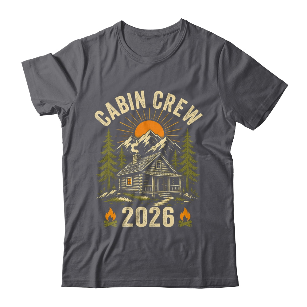 Cabin Crew 2026 Vacation Mountain Family Matching Group Shirt & Tank Top | siriusteestore