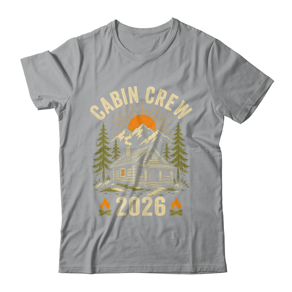 Cabin Crew 2026 Vacation Mountain Family Matching Group Shirt & Tank Top | siriusteestore