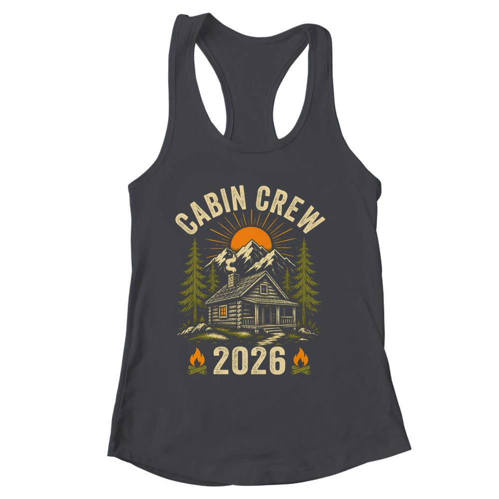Cabin Crew 2026 Vacation Mountain Family Matching Group Shirt & Tank Top | siriusteestore