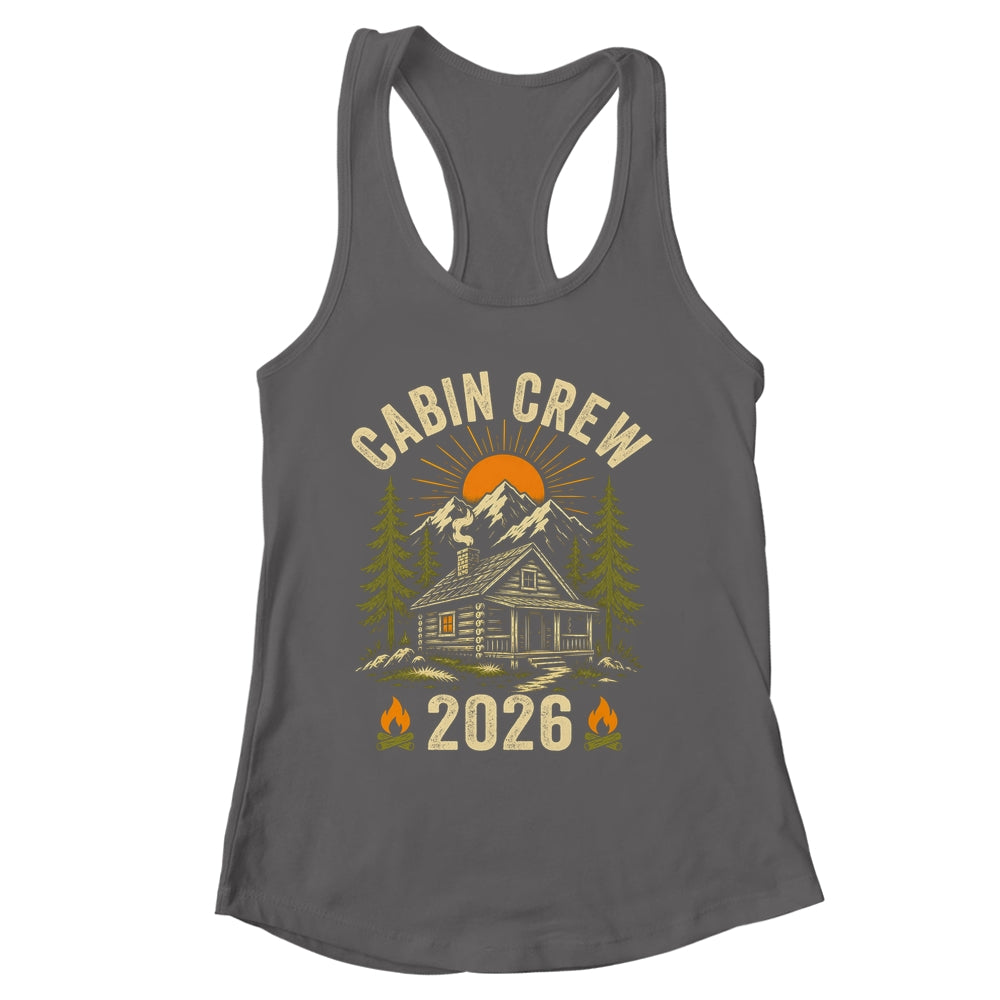 Cabin Crew 2026 Vacation Mountain Family Matching Group Shirt & Tank Top | siriusteestore