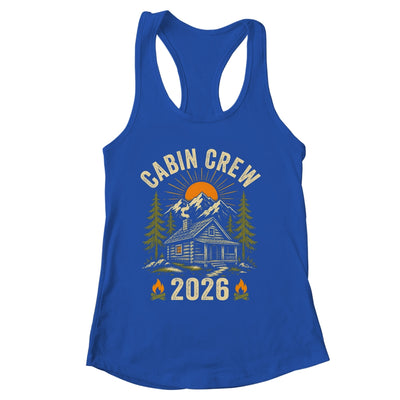 Cabin Crew 2026 Vacation Mountain Family Matching Group Shirt & Tank Top | siriusteestore