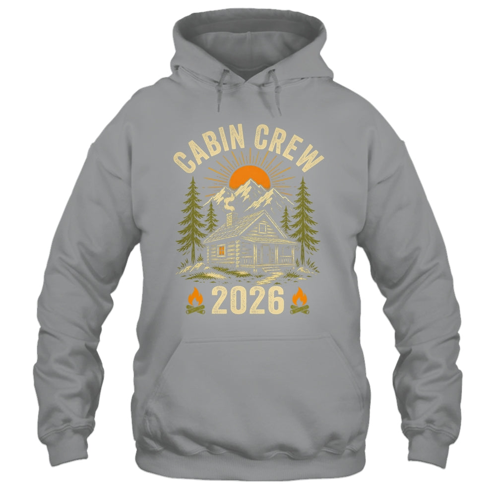 Cabin Crew 2026 Vacation Mountain Family Matching Group Shirt & Tank Top | siriusteestore