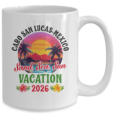 Cabo San Lucas Mexico 2026 Family Friends Vacation Mug | siriusteestore