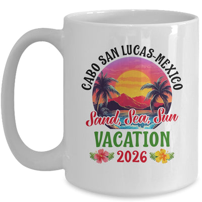 Cabo San Lucas Mexico 2026 Family Friends Vacation Mug | siriusteestore
