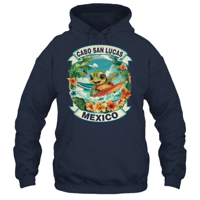 Cabo San Lucas Mexico Cute Sea Turtle Surfing Summer Vacation Shirt & Tank Top | siriusteestore