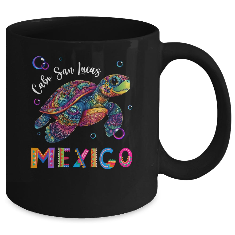 Cabo San Lucas Mexico Souvenir Turtle Sea Vacation Family Mug | siriusteestore