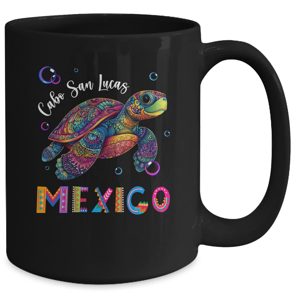 Cabo San Lucas Mexico Souvenir Turtle Sea Vacation Family Mug | siriusteestore