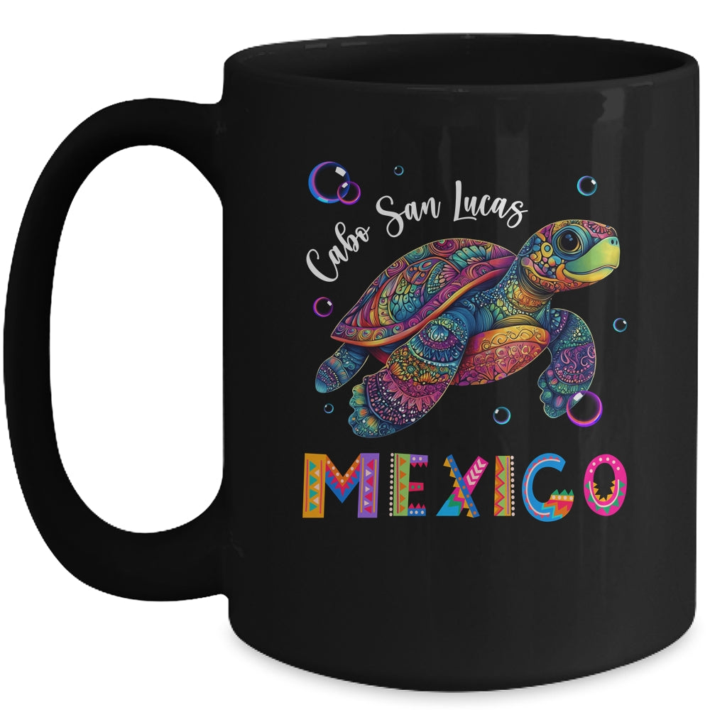 Cabo San Lucas Mexico Souvenir Turtle Sea Vacation Family Mug | siriusteestore