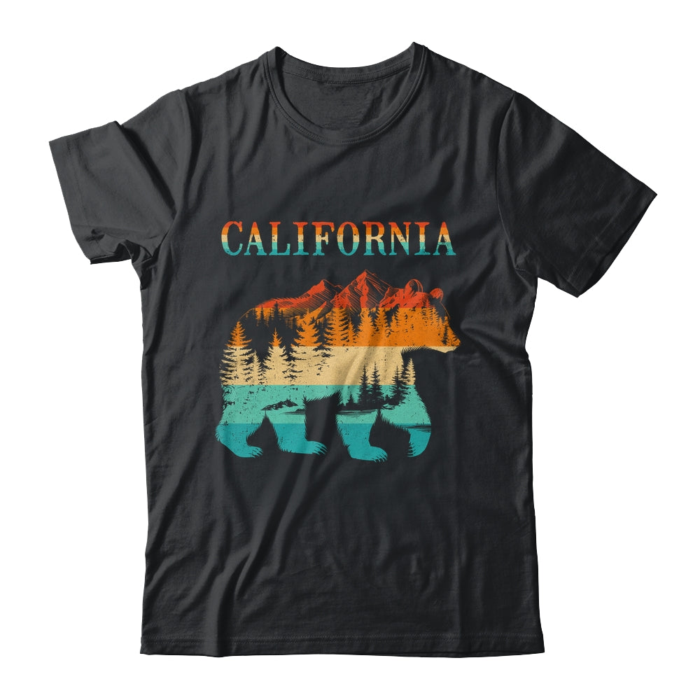 California Bear Vintage Retro Nature Hiking Souvenir Shirt & Tank Top | siriusteestore