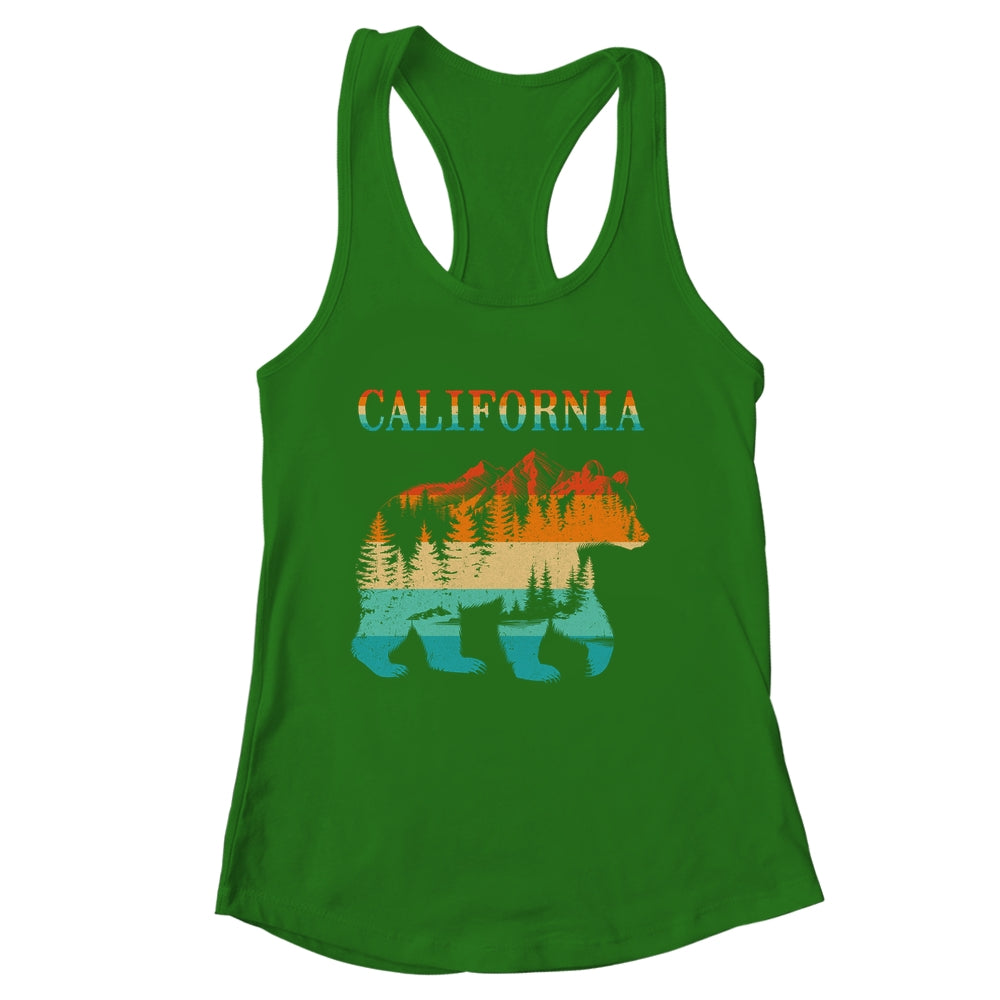 California Bear Vintage Retro Nature Hiking Souvenir Shirt & Tank Top | siriusteestore