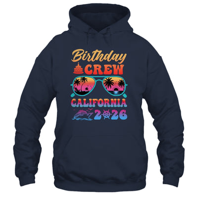 California Birthday Crew Vacation Cruise 2026 Summer Trip Group Shirt & Tank Top | siriusteestore