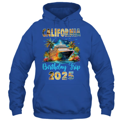 California Birthday Trip 2025 Birthday Cruise Vacation Party Shirt & Tank Top | siriusteestore
