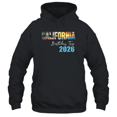 California Birthday Trip 2026 Vacation Party Crew Cruise Shirt & Tank Top | siriusteestore