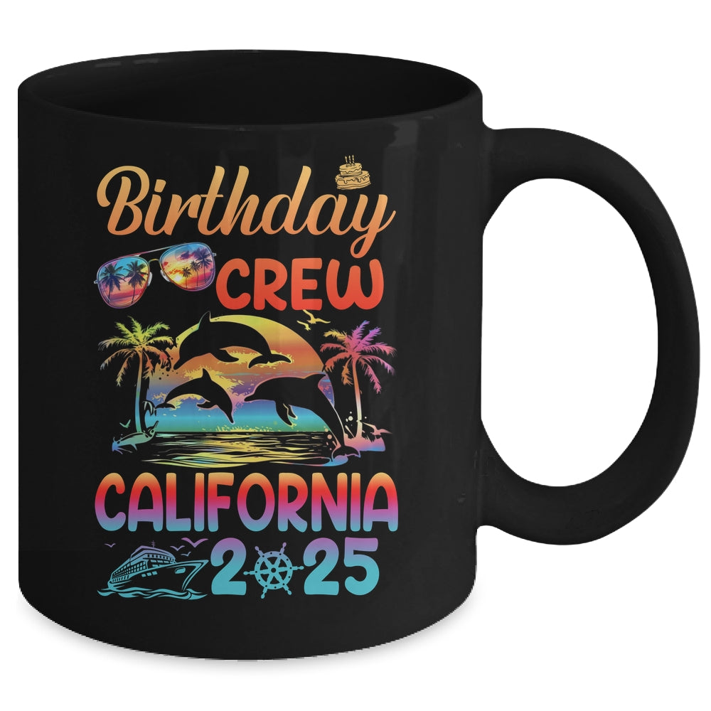 California Birthday Trip Vacation 2025 Matching Group Mug | siriusteestore