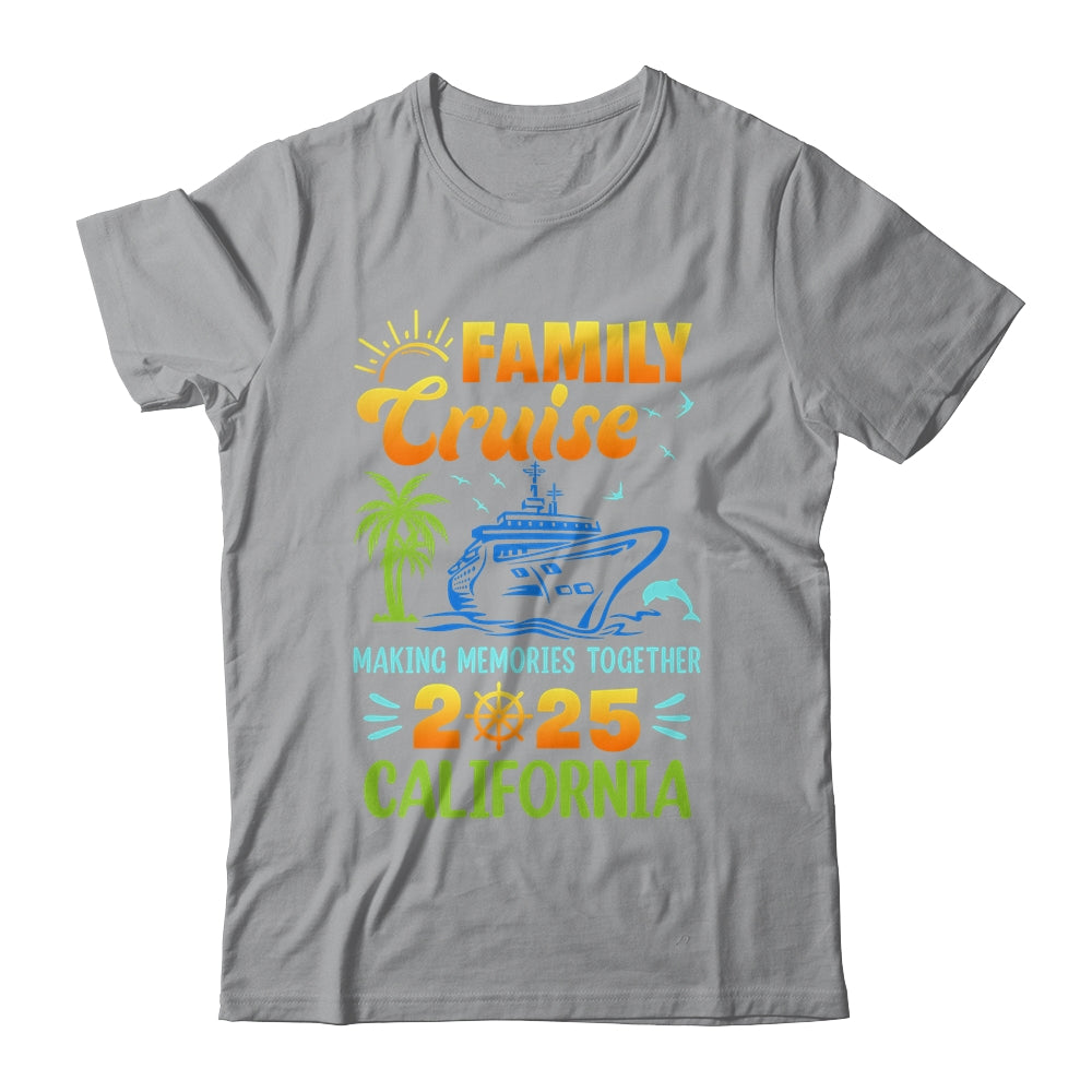 California Cruise 2025 Family Friends Group Vacation Matching Shirt & Tank Top | siriusteestore