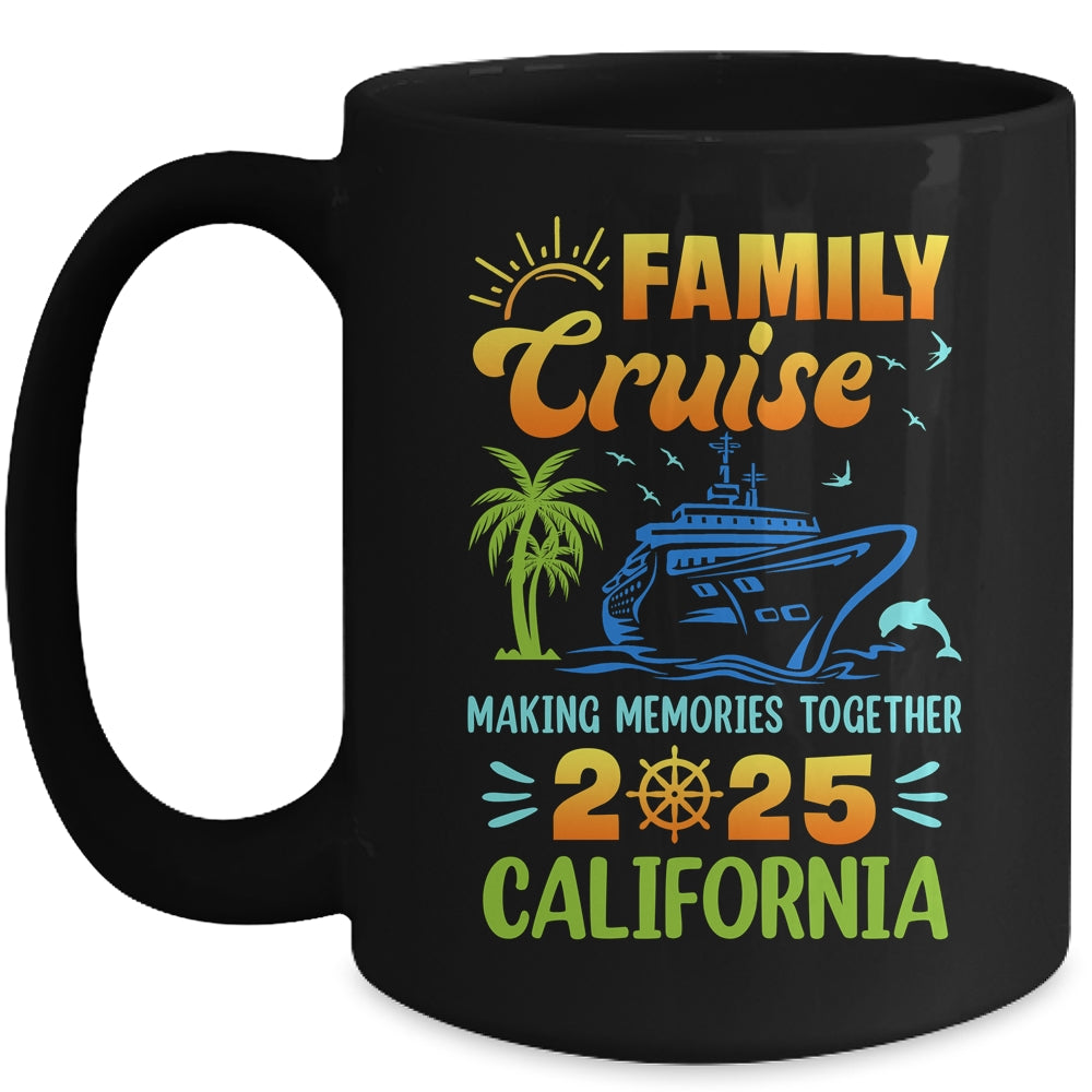 California Cruise 2025 Family Friends Group Vacation Matching Mug | siriusteestore