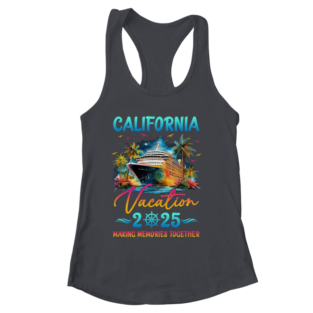 California Family Vacation 2025 Matching Group Summer Shirt & Tank Top | siriusteestore