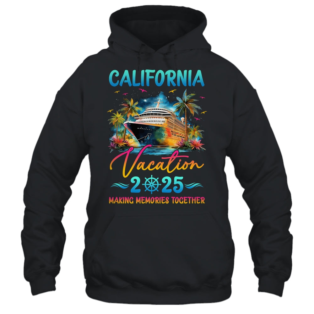 California Family Vacation 2025 Matching Group Summer Shirt & Tank Top | siriusteestore