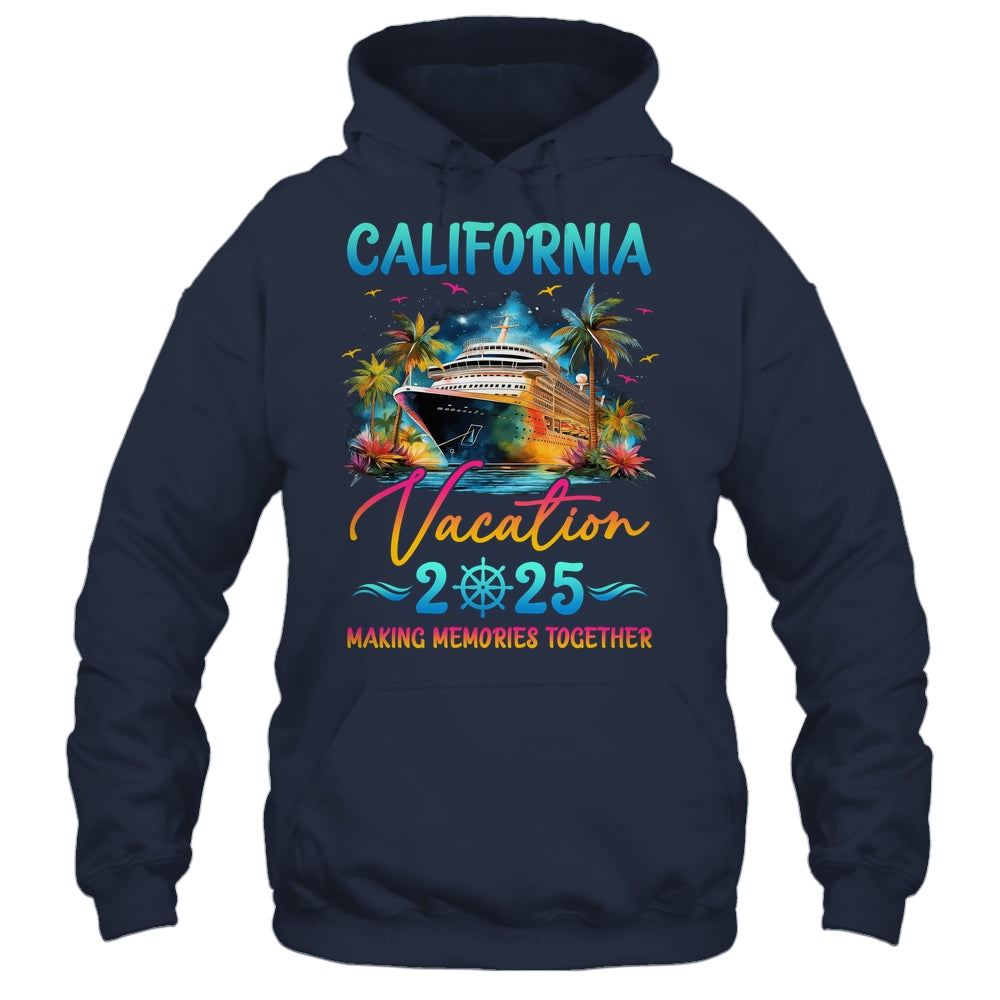 California Family Vacation 2025 Matching Group Summer Shirt & Tank Top | siriusteestore