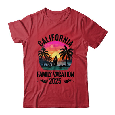 California Family Vacation 2025 Matching Outfits Beach Summer Shirt & Hoodie | siriusteestore