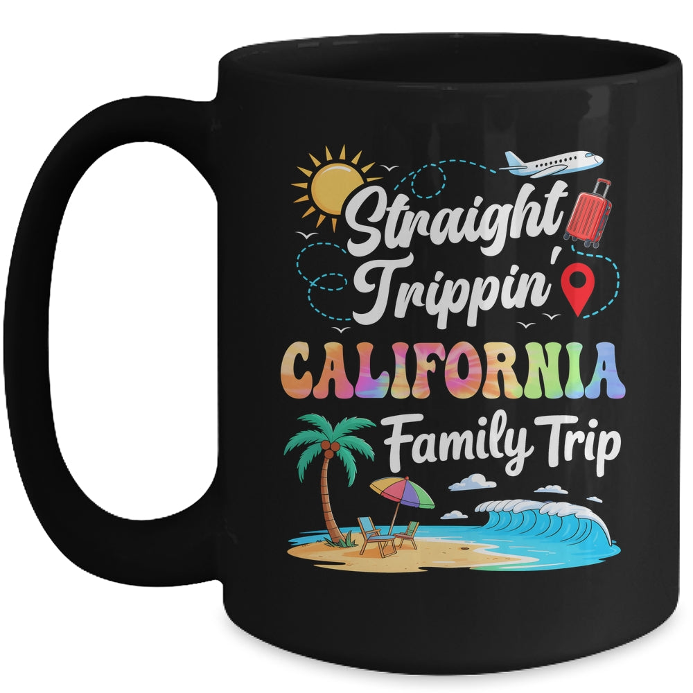 California Family Vacation 2025 Straight Trippin Trip Mug | siriusteestore