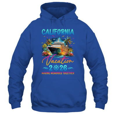 California Family Vacation 2026 Matching Group Summer Shirt & Tank Top | siriusteestore