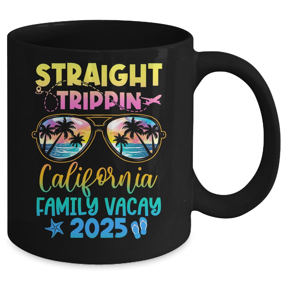 California Family Vacay Vacation 2025 Straight Trippin Mug | siriusteestore