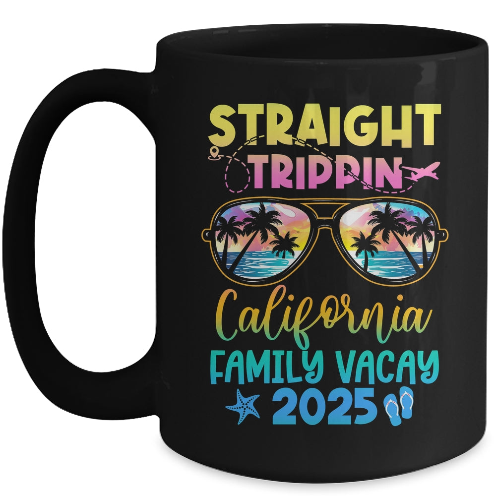 California Family Vacay Vacation 2025 Straight Trippin Mug | siriusteestore