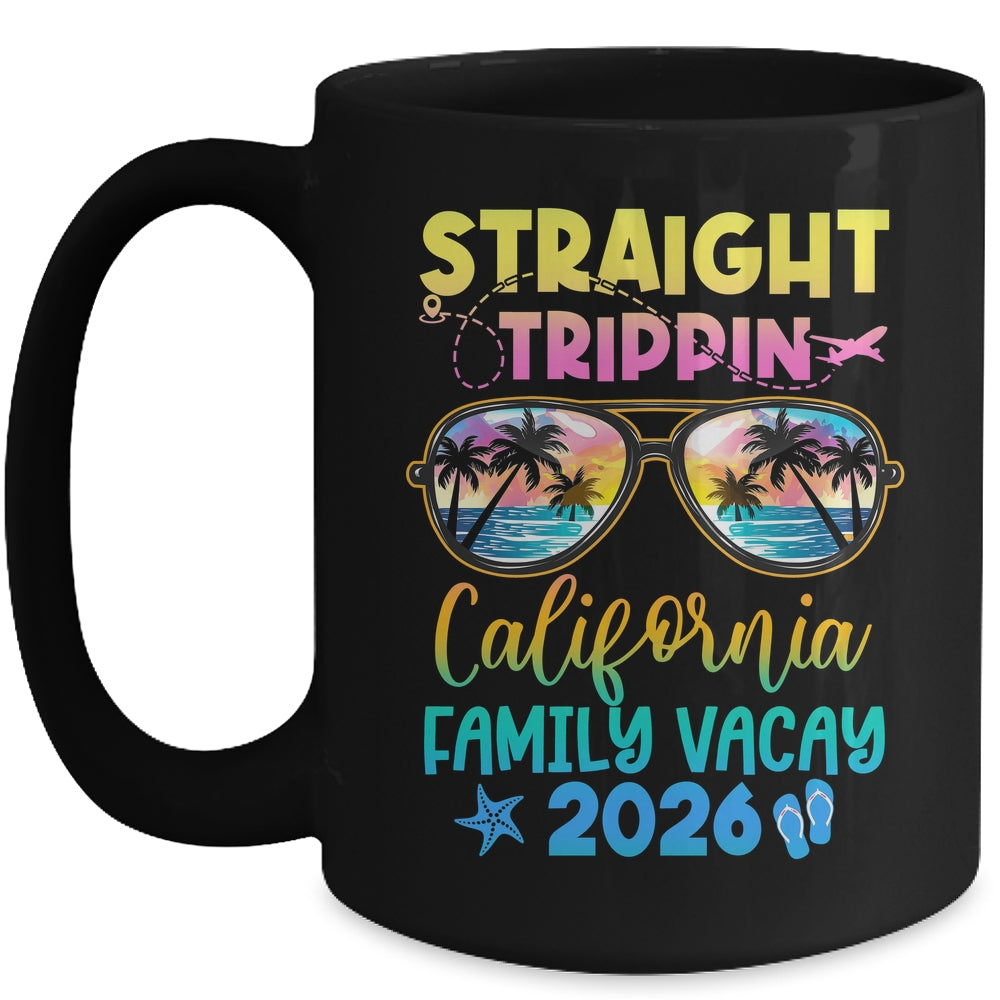 California Family Vacay Vacation 2026 Straight Trippin Mug | siriusteestore