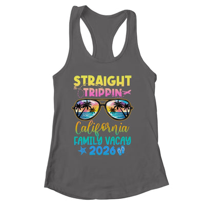 California Family Vacay Vacation 2026 Straight Trippin Shirt & Tank Top | siriusteestore