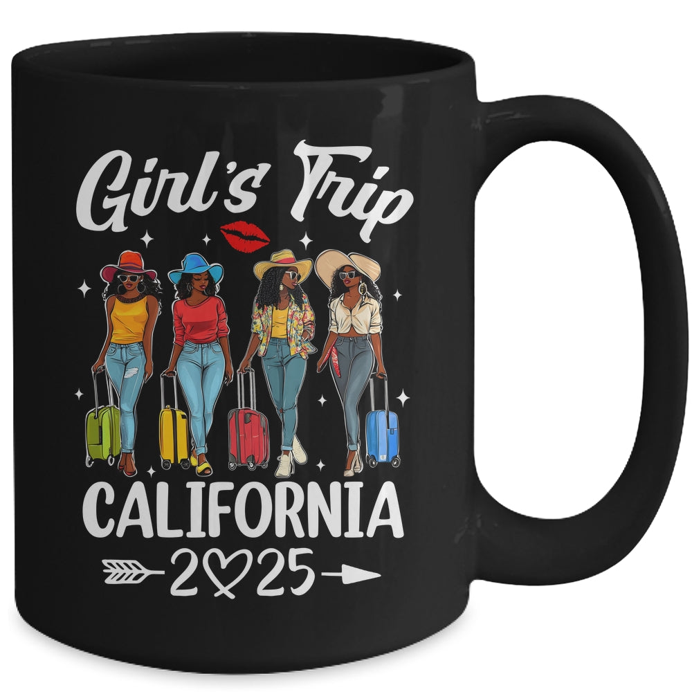 California Girls Trip 2025 Birthday Squad Women Vacation Mug | siriusteestore