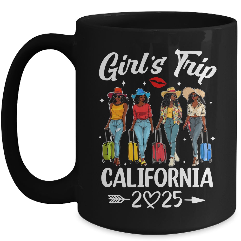 California Girls Trip 2025 Birthday Squad Women Vacation Mug | siriusteestore