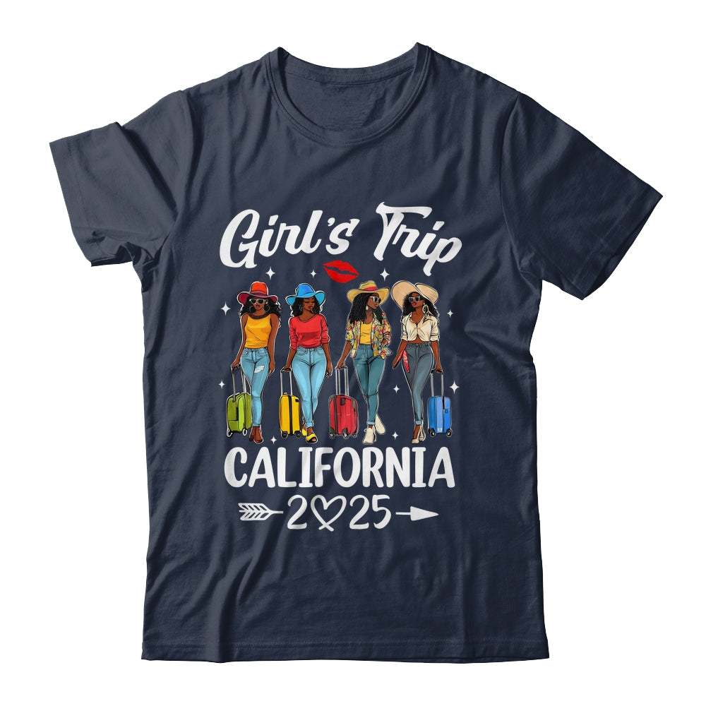 California Girls Trip 2025 Birthday Squad Women Vacation Shirt & Tank Top | siriusteestore